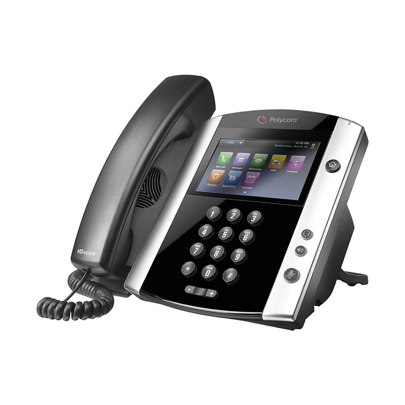 VVX601, Polycom VVX Series IP Phone, Built-in Bluetooth/Supports SIP/For 10-20呢 Room