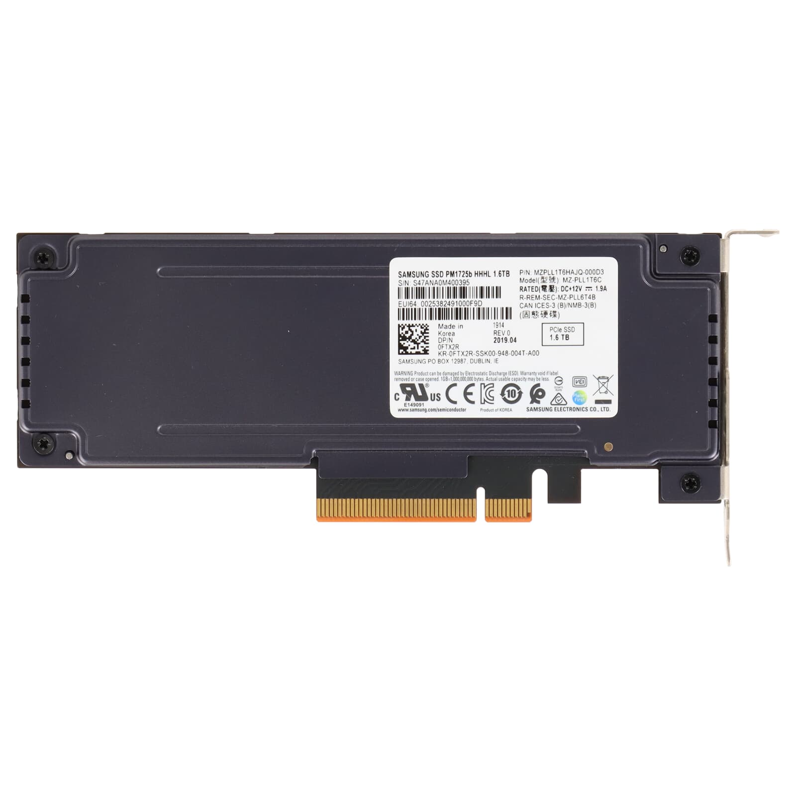 PM1725B Samsung High-Performance NVMe SSD for Enterprise-Level Storage