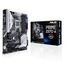 PRIME-Z370-A - Asus Prime Z370-A Desktop Motherboard Intel Z370 Chipset Socket H4 LGA-1151