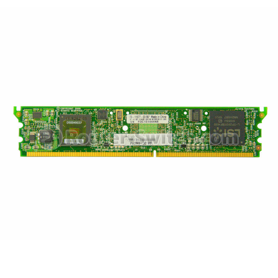 PVDM3-192, Cisco PVDM3 Series DSP Module, 192-channel voice/video DSP