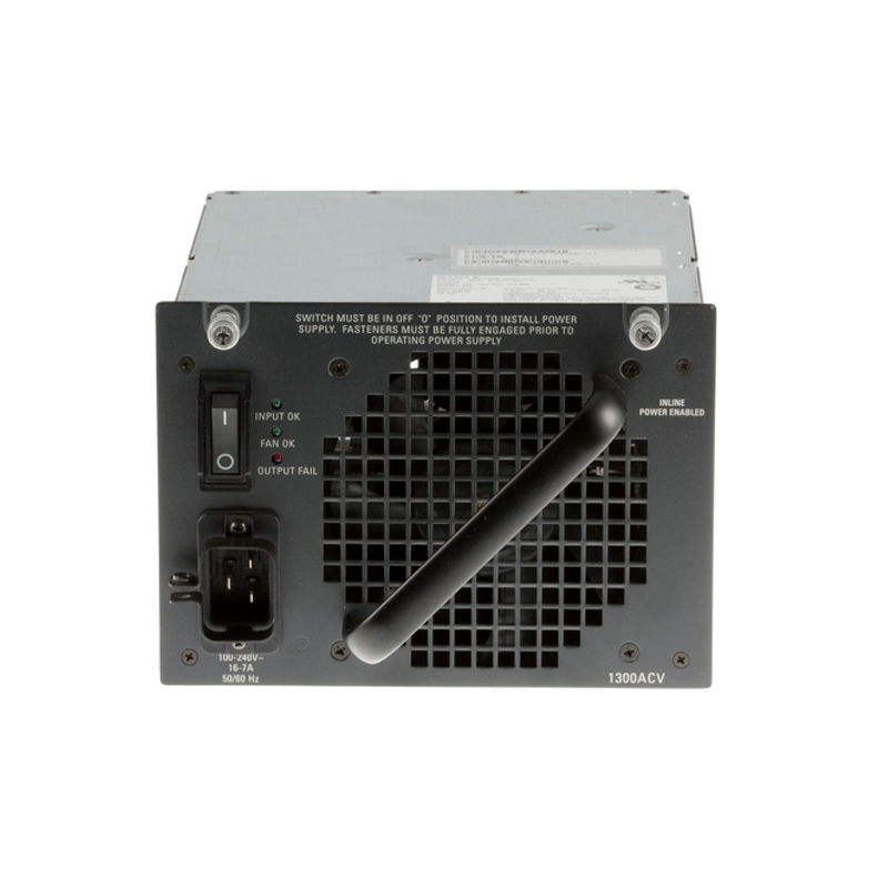 PWR-C45-1300ACV, Cisco Catalyst 4500 Power Supply, 1300W AC, Data & PoE, AC input