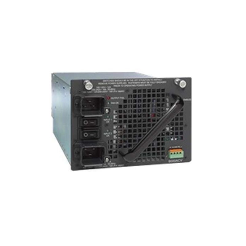 PWR-C45-6000ACV/2, Cisco Catalyst 4500 Power Supply, 6000W AC, Dual Input, Data+PoE