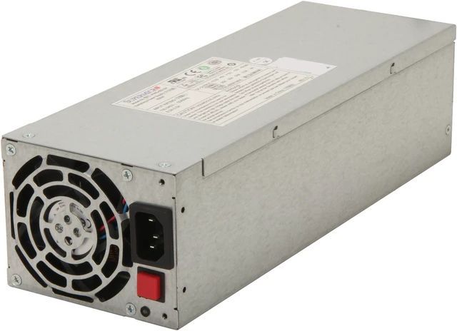 Supermicro PWS-652-2H 650-Watts 2U Redundant Fan Power Supply