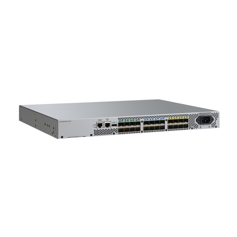 Q1H70B, HPE StoreFabric SN3600B 32Gb Fibre Channel Switch, 24xFC ports/8xSFP+/32Gbps