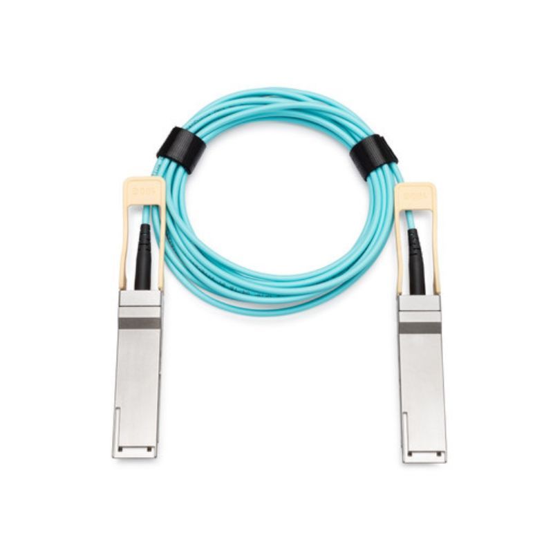 QDD-400G-AOC-5M, Juniper Compatible AOC Cable, 400G/5M/Active