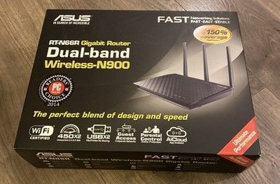 ASUS RT-N66U Dark Knight Dual-Band Wireless-N900 Gigabit Router RT-N66U