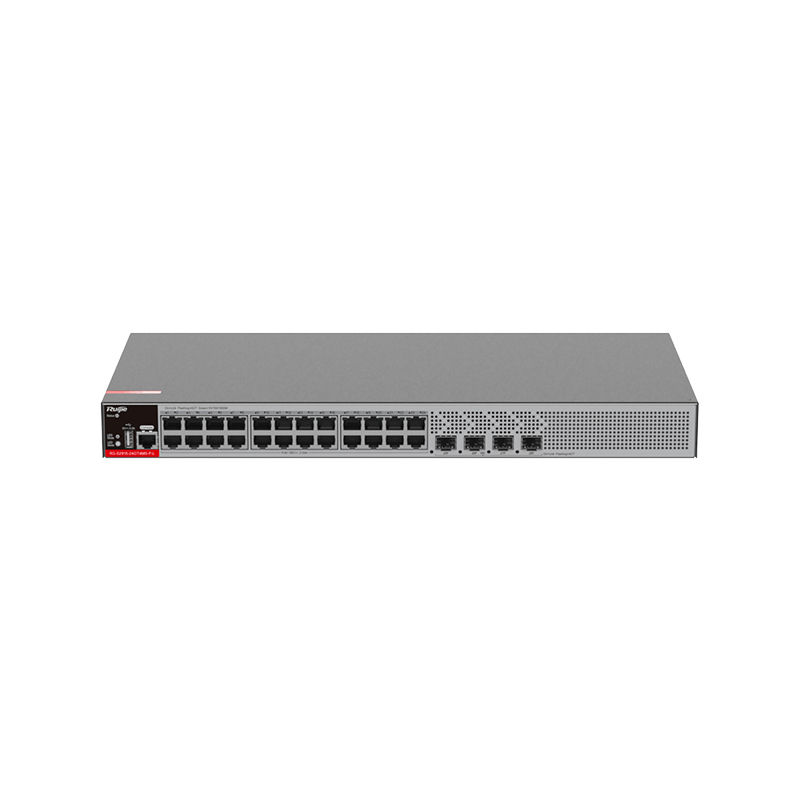 RG-S2910-24GT4XS-P-L, Ruijie S2910 Switch, 24xGigabit Ports/4x10G SFP+/370W PoE