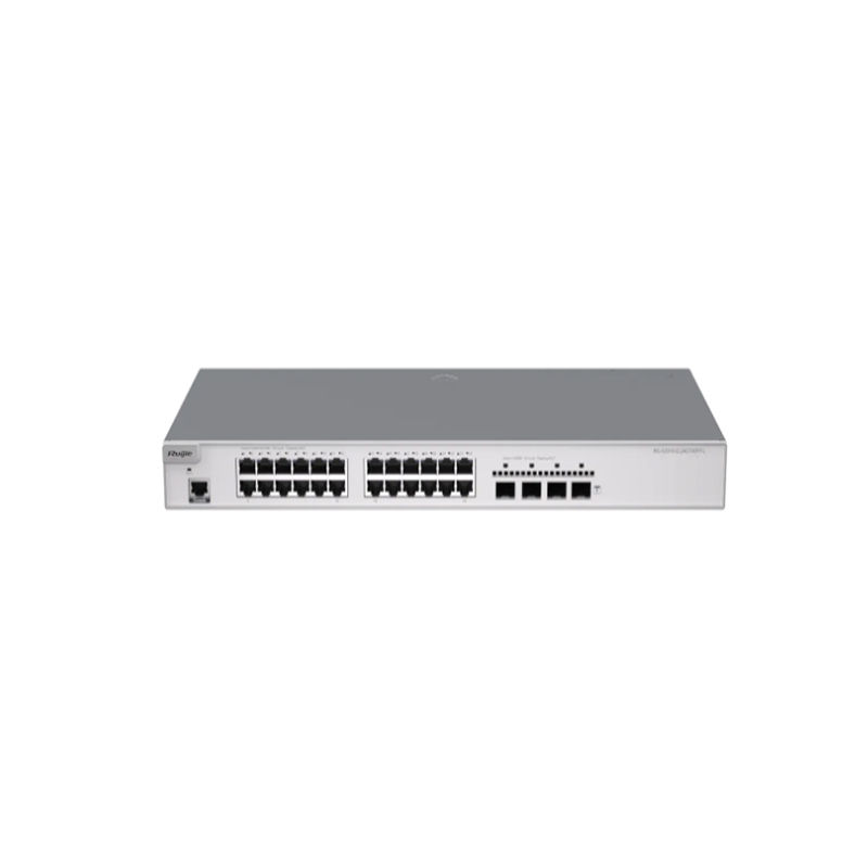 RG-S2910V2-24GT4XS-L, Ruijie S2910V2 Switch, 24xGE/4x10G SFP+/AC Power & Fan