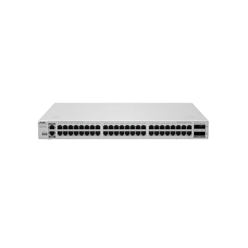 RG-S5750V2-48GT4XS-L, Ruijie S5750V2 Switch, 48xGE RJ45/4x10G SFP+/2 PSU slots