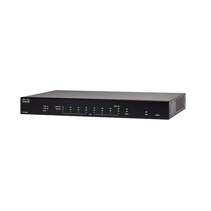 RV260-K9-NA, Cisco RV260 Router, 9xGigabit port/1xSlot/VPN