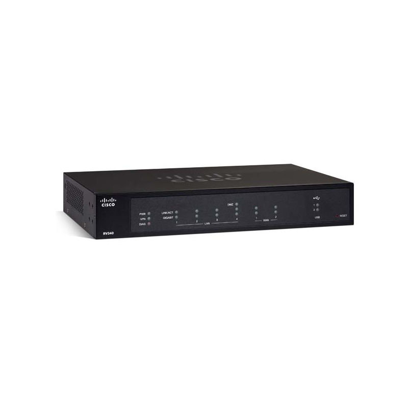 RV340-K9-BR, Cisco RV340 Router, Dual WAN, Gigabit, VPN