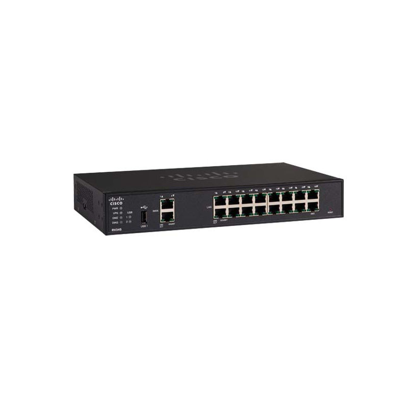 RV345-K9-G5, Cisco RV345 Router, Dual WAN/Gigabit VPN/No Fan