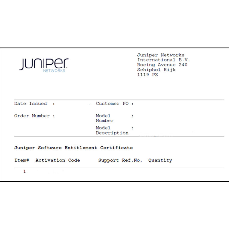S-LC1101H-R-BW, Juniper PTX10K License, Bandwidth 3Tbps/Half-to-Full Upgrade/LC1101-R