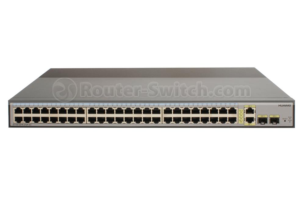 S1700-52FR-2T2P-AC, Huawei S1700 Switch, 48x10/100FE/2xGE/2xSFP/AC