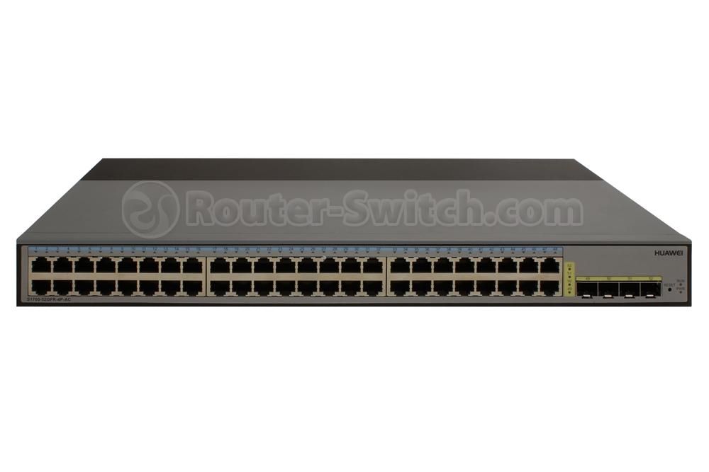S1700-52GFR-4P-AC, Huawei S1700 Switch, 48xGE/4xGE SFP/AC Power