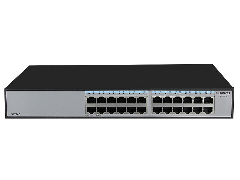 S1724G-AC, Huawei S1700 Switch, 24xGE RJ45/No Uplink/AC 110-220V