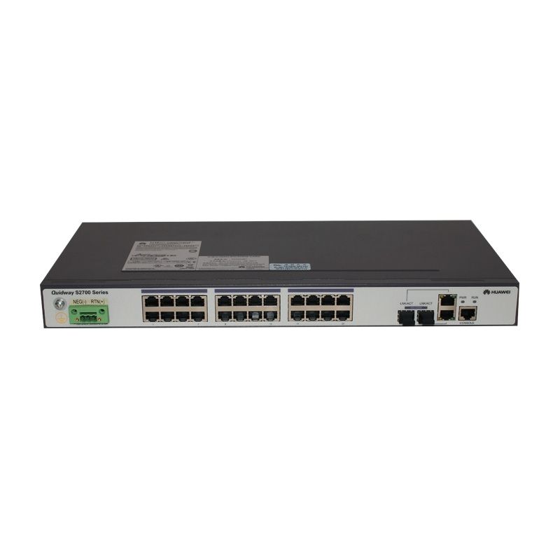 S2700-26TP-EI-DC, Huawei S2700 Switch, 24xFE, 2xGE Combo, DC-48V