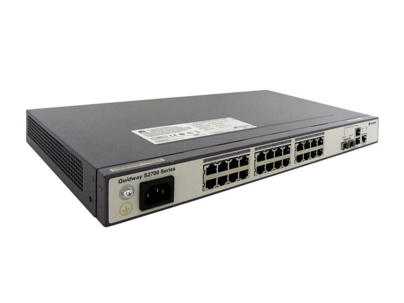 S2700-26TP-SI-AC, Huawei S2700 Switch, 24xFE/2xGE Combo/AC Power
