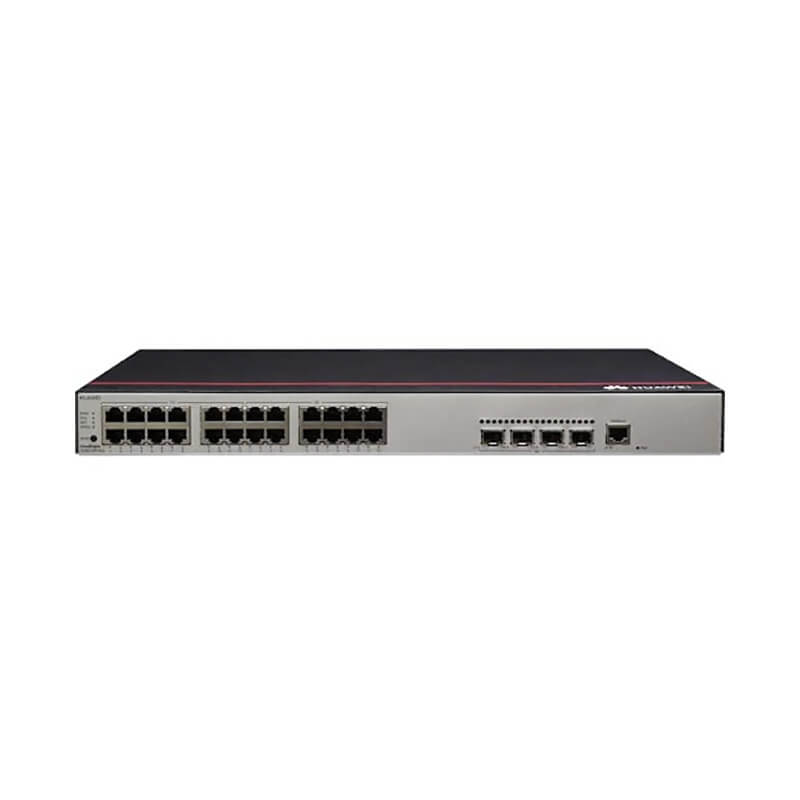S2730S-S24FT4S-A, Huawei S2700 Series Switch, 24xGE RJ45/4xGE SFP/No Fan & PSU