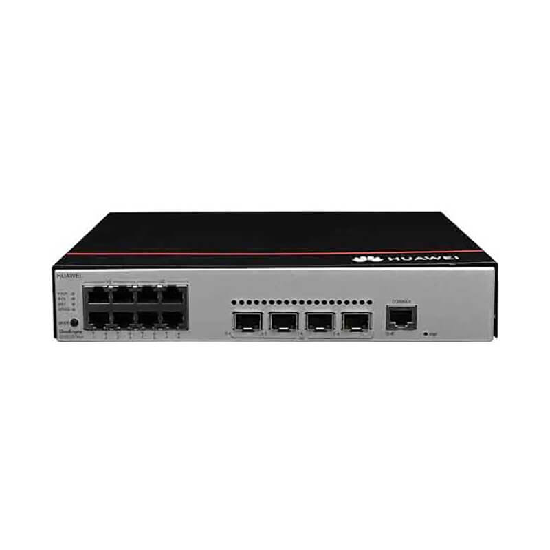 S2730S-S8FT4S-A, Huawei S2700 Series Switch, 8xGE RJ45/4xGE SFP/No Fan & PSU