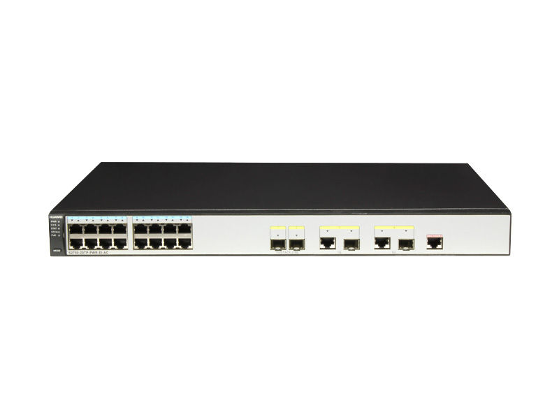 S2750-20TP-PWR-EI-AC, Huawei S2750 Switch, 16x10/100 PoE+, 2xSFP, AC Power