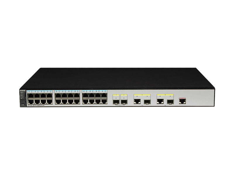 S2750-28TP-PWR-EI-AC, Huawei S2750 Switch, 24x10/100 PoE+/2xGig SFP/AC Power