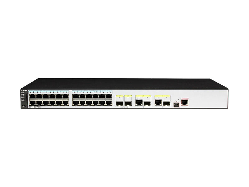 S5700-28TP-LI-AC, Huawei S5700 Switch, 24xGE RJ45/2xGE SFP/2xDual-purpose/AC Power