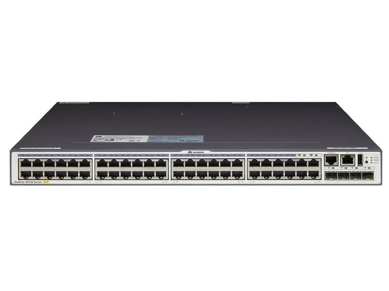 S5700-48TP-PWR-SI, Huawei S5700 Switch, 44xGE PoE/4xGE Combo/Dual PSU Slot