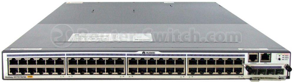 S5700-52C-PWR-EI-AC, Huawei S5700 Switch, 48xGE PoE+/1 Slot/500W AC