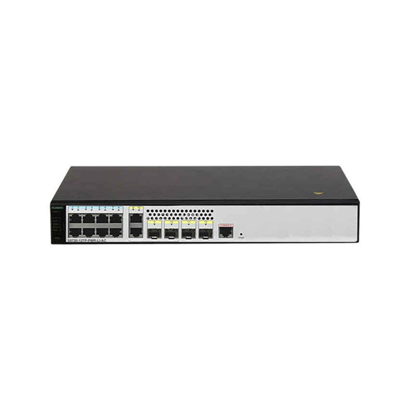 S5720-12TP-PWR-LI-AC, Huawei S5720 Switch, 8xGE PoE+/2xSFP/124W PoE/AC Power