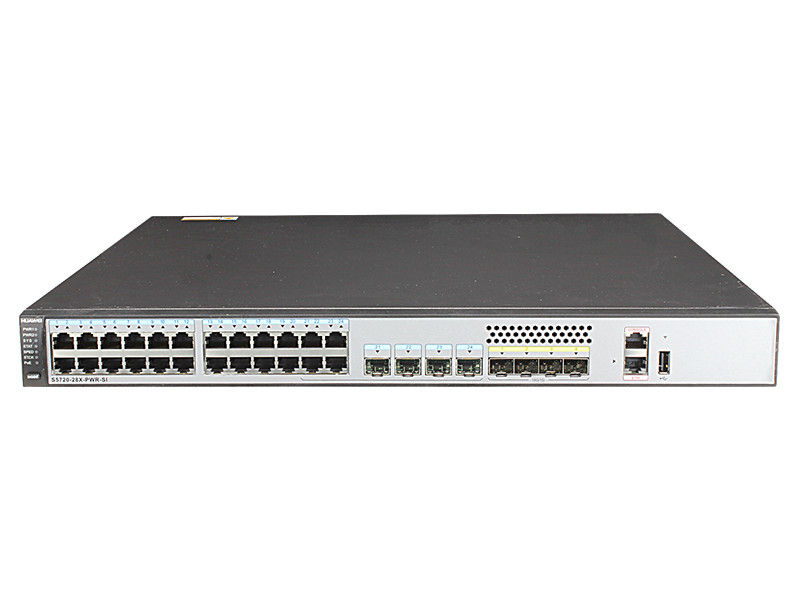 S5720-28X-PWR-SI-AC, Huawei S5720 Switch, 24xGE PoE+/4x10GE SFP+/500W AC