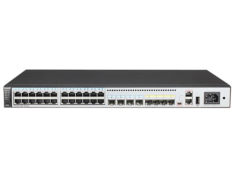 S5720-32P-EI-AC, Huawei S5720 Switch, 24xGE RJ45/8xGE SFP/AC power