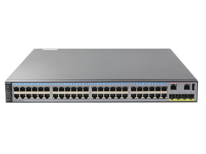 S5720-52P-SI-AC, Huawei S5720 Switch, 48xGE RJ45/4xGE SFP/150W AC PSU