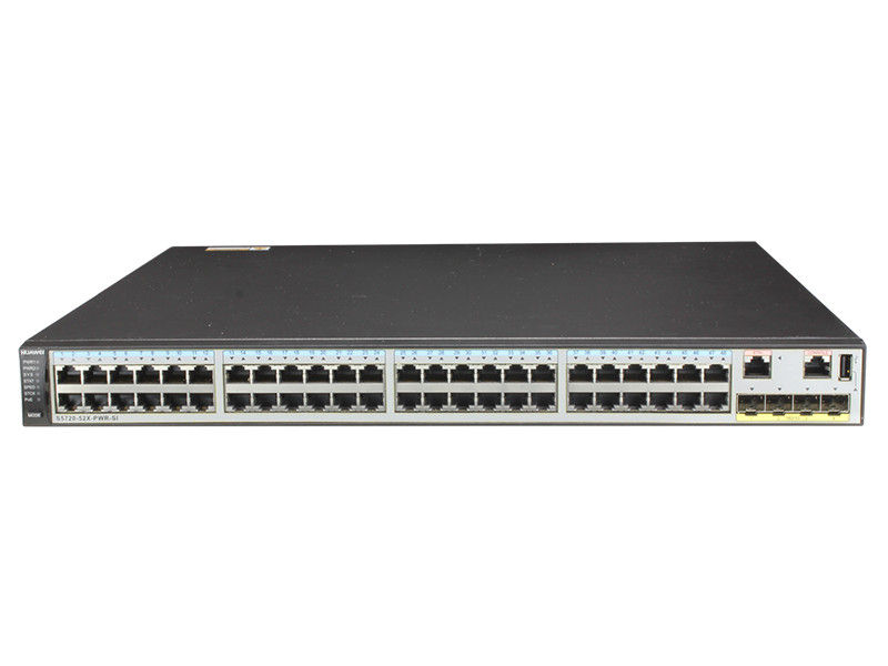 S5720-52X-PWR-SI-ACF, Huawei S5720 Switch, 48xGE PoE+/4x10GE SFP+/1150W AC PSU