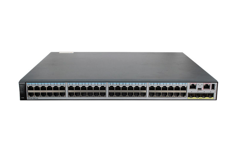 S5720-56C-EI-DC, Huawei S5720 Switch, 48xGE, 4x10GE SFP+, 150W DC PSU