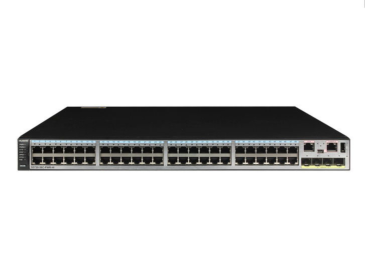 S5720-56C-PWR-HI-AC1, Huawei S5720 Switch, 48xGE PoE+/4x10GE SFP+/580W AC PS