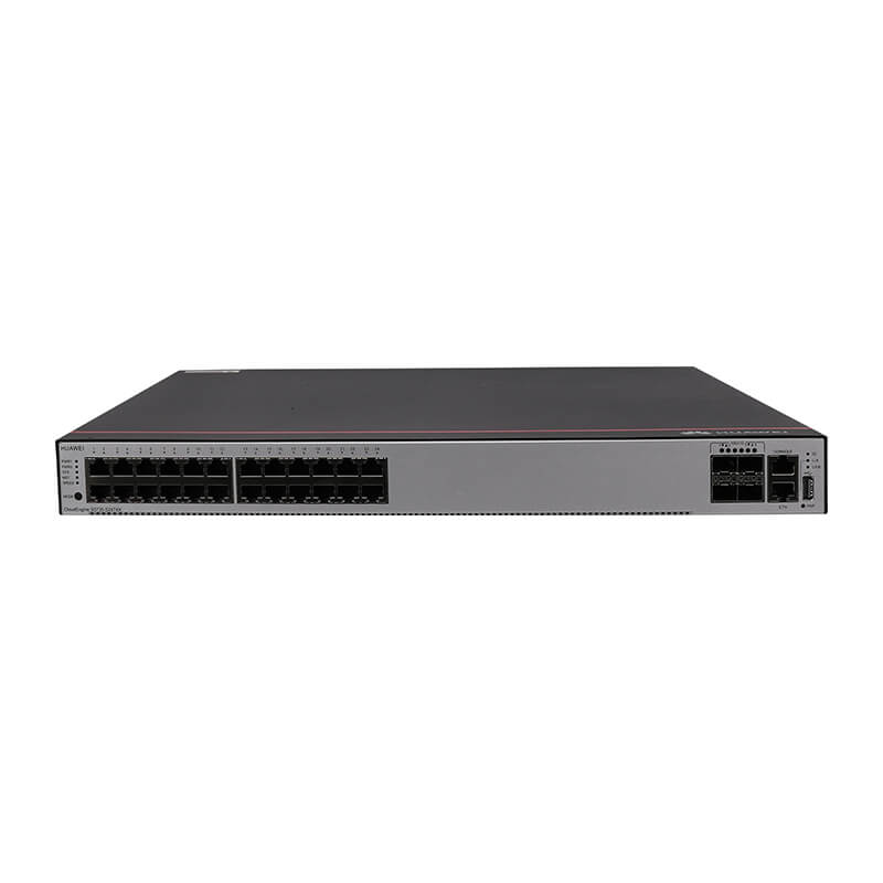 S5735S-S24T4X-A, Huawei S5700 Series Switch, 24xGE RJ45/4x10GE SFP+/No Fan & PSU