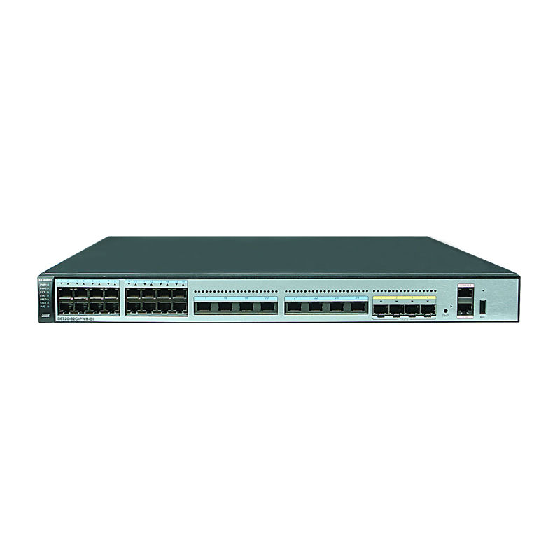 S6720-32C-PWH-SI, Huawei S6720 Switch, 24x100M/1/2.5/5/10G PoE++/4x10G SFP+/No PSU