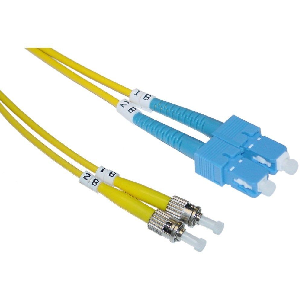 SC-ST-10-Meter-Singlemode-Fiber-Optic-Cable, Cisco SC-ST-10-Meter Fiber Optic Cable, 10m length/SC-ST connectors/9/125米m single-mode