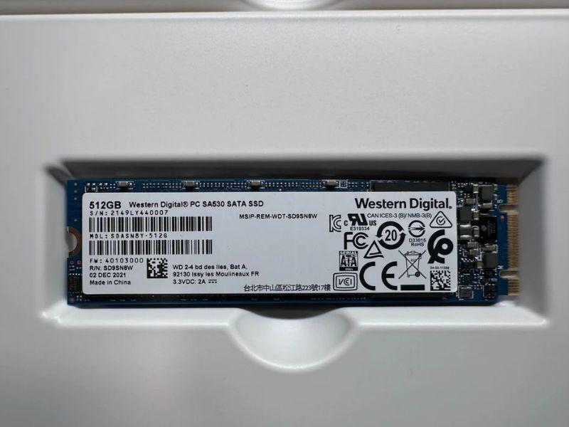WD / SanDisk PC SA530 512GB M.2 2280 SATA SSD