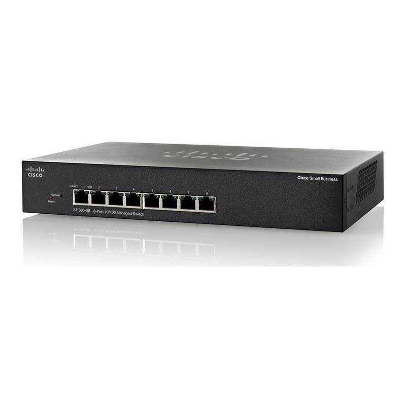 SF300-08, Cisco SF300 Switch, 8x10/100 ports