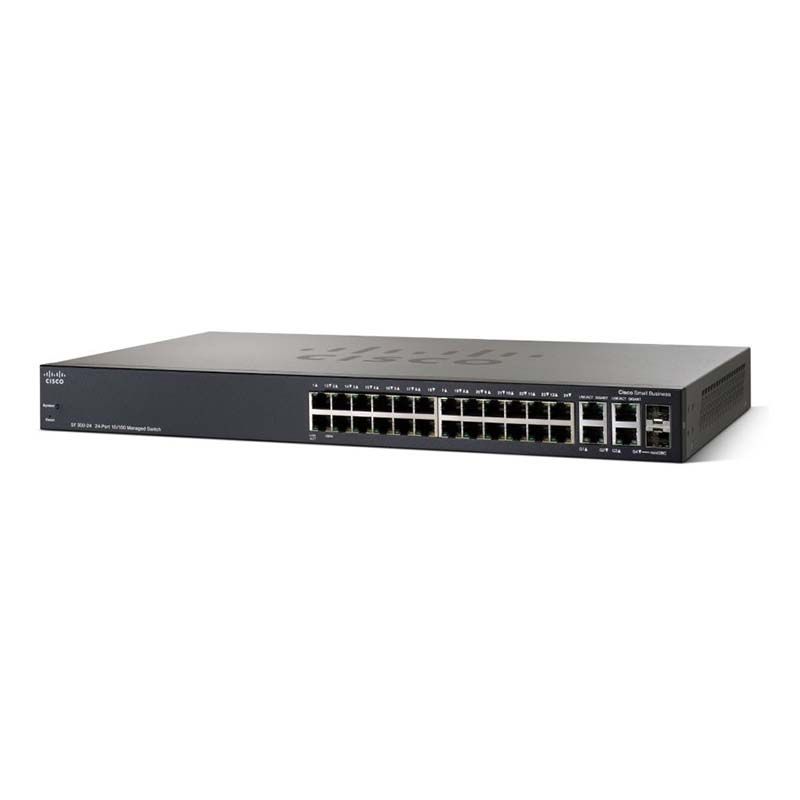SF300-24, Cisco SF300 Series Switch, 24x10/100, 2xGE Combo, 2xSFP