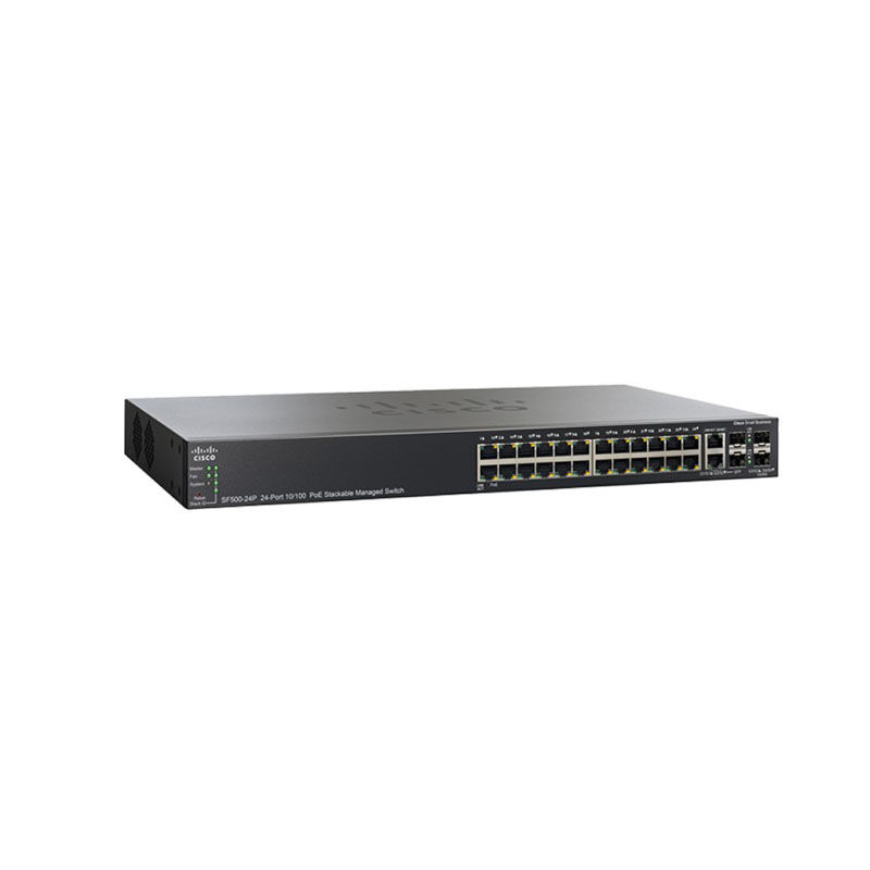 SF500-24P, Cisco SF500-24P Switch, 24x10/100 PoE/Stackable/Managed