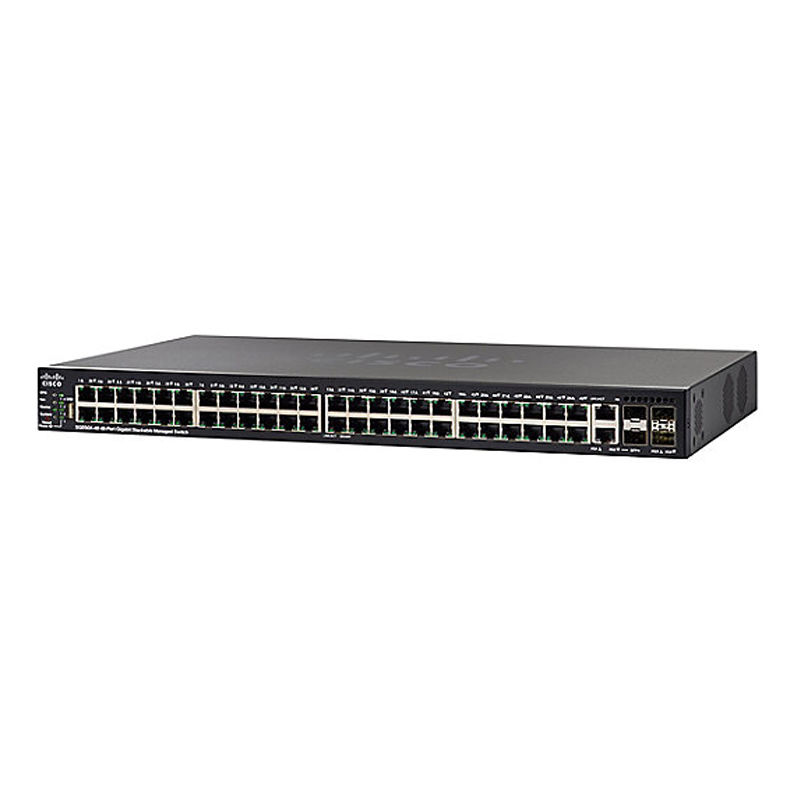 SF550X-48P, Cisco SF550X Switch, 48xPoE+ 10/100, 4x10GE SFP+