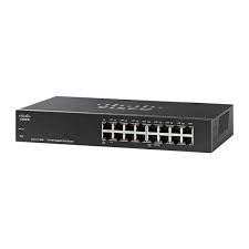 Cisco SG110-16HP 16-Port PoE Unmanaged Gigabit Switch