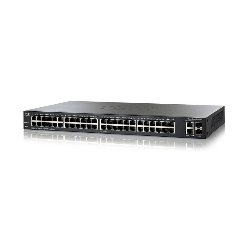 SG200-50, Cisco SG200 Switch, 50xGE/2xmini-GBIC/Smart Switch