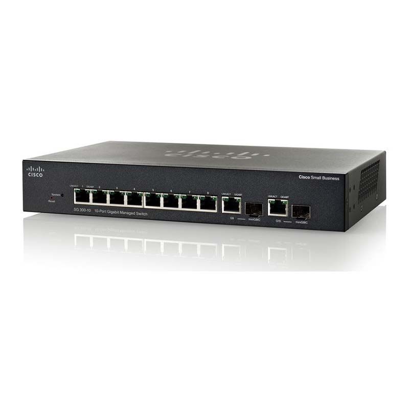 SG300-10, Cisco SG300 Switch, 8xGigabit/2xCombo SFP