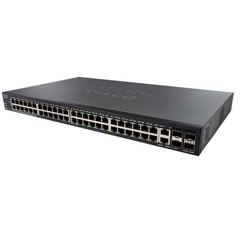 SG350X-48, Cisco SG350X Switch, 48xGE + 4x10GE SFP+, Layer 3, Combo Ports
