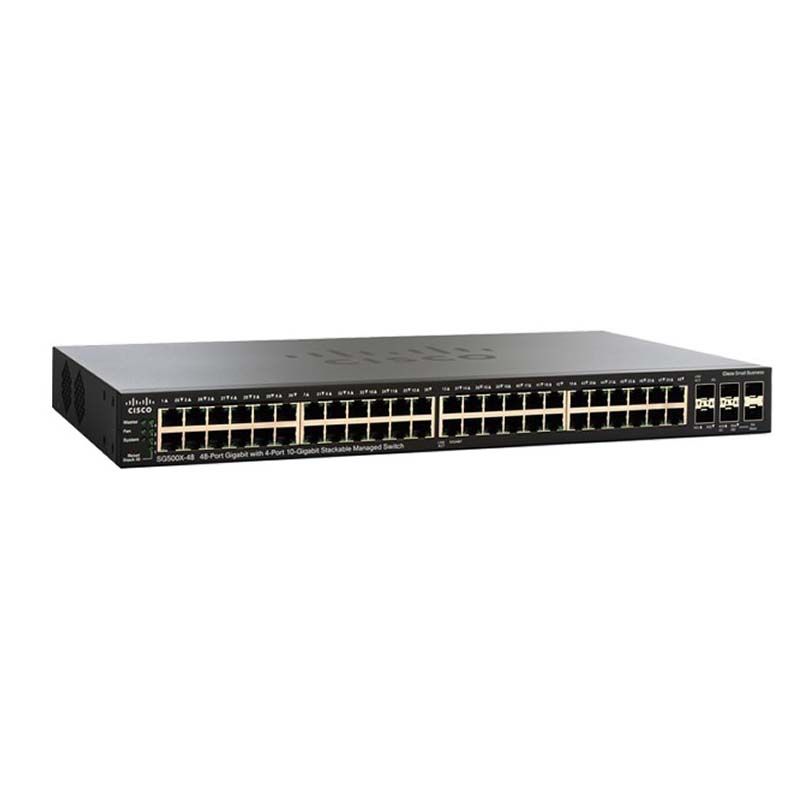 SG500X-48, Cisco SG500X-48 Switch, 48xGE/4x10GE Stackable/Managed