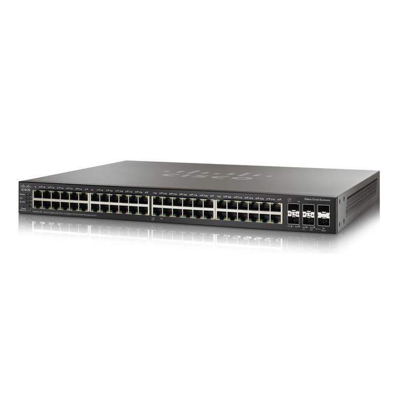 SG500X-48P, Cisco SG500X Series Switch, 48xGE PoE/4x10GE Stack/Managed